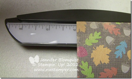 full length of Stampin Trimmer extended arm full length of Stampin Trimmer extended arm