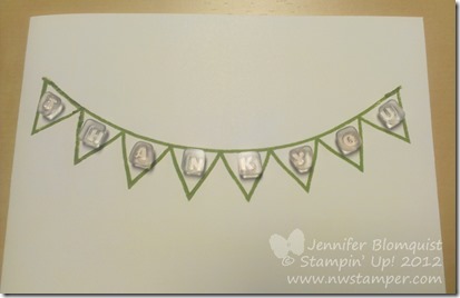 How to line up letters with photopolymer stamps on a card
