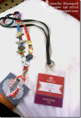 convention 2013 name tag and lanyard