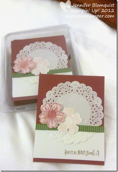 stampin up convention 2013 flower shop swap