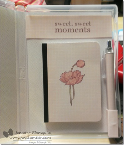 Mini composition notebook case with Simply Sketched