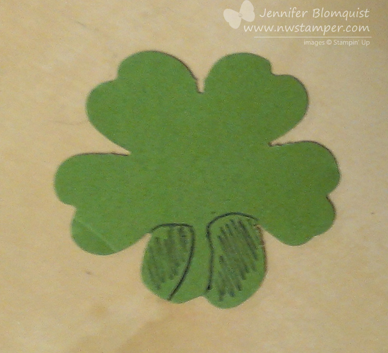 Happy St. Patricks Day with a Pansy Punch Shamrock