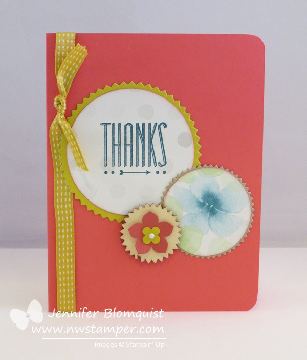 A Card Sketch Thank You Card for SSInkspiration