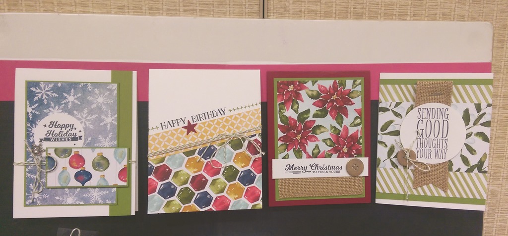 Season of Cheer Cards from the Northwest Crafty Escape Weekend