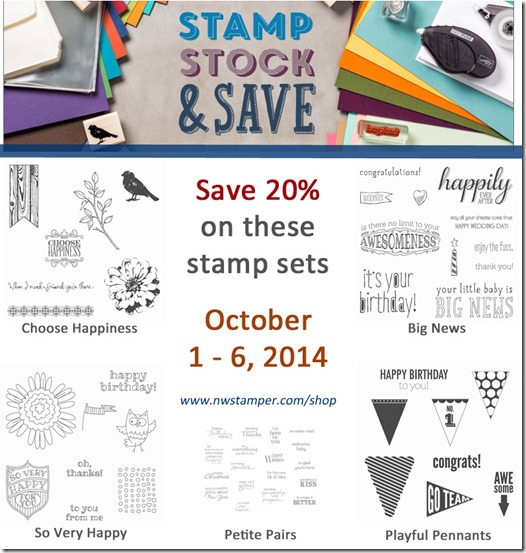 Stock and Save Stamps 2014
