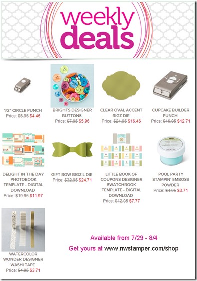 weekly deal 7-29-14