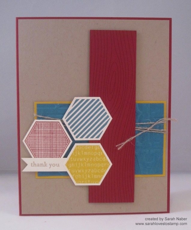 A Masculine Card with Six Sided Sampler