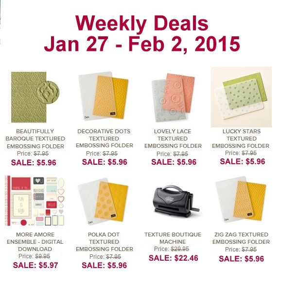A Valentine’s Day Card Idea using the Label Flipcard Thinlit & All About Embossing Folders with the Weekly Deals!