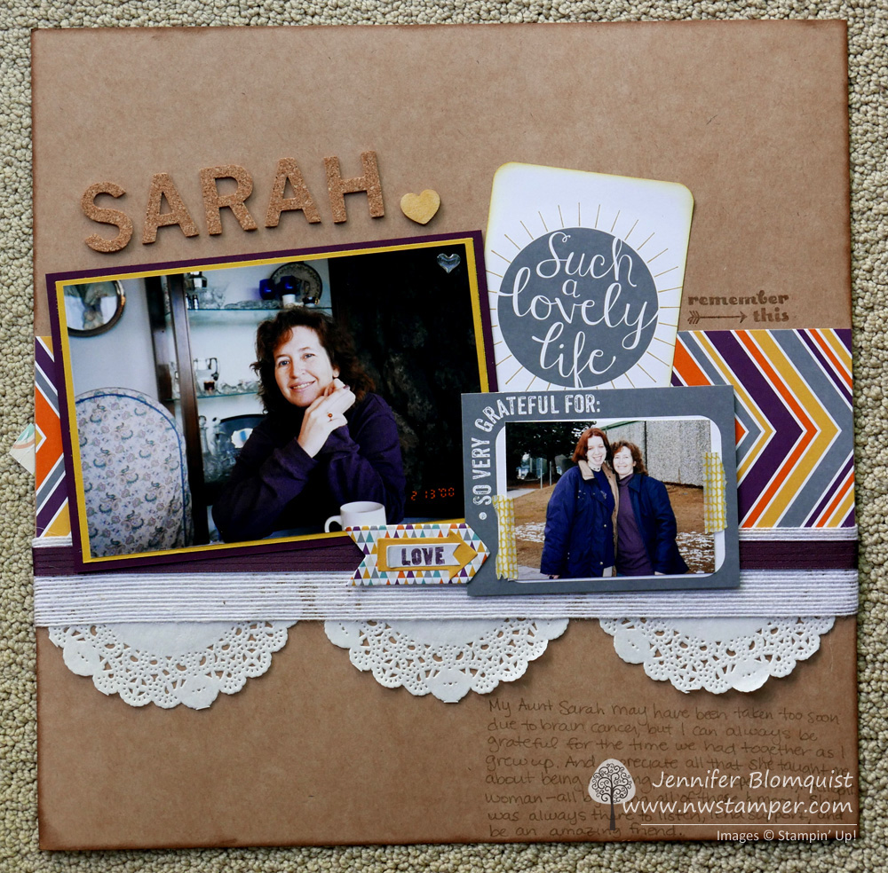 Scrapbooking Sunday: Using Project Life Cards on a Traditional Scrapbook Layout