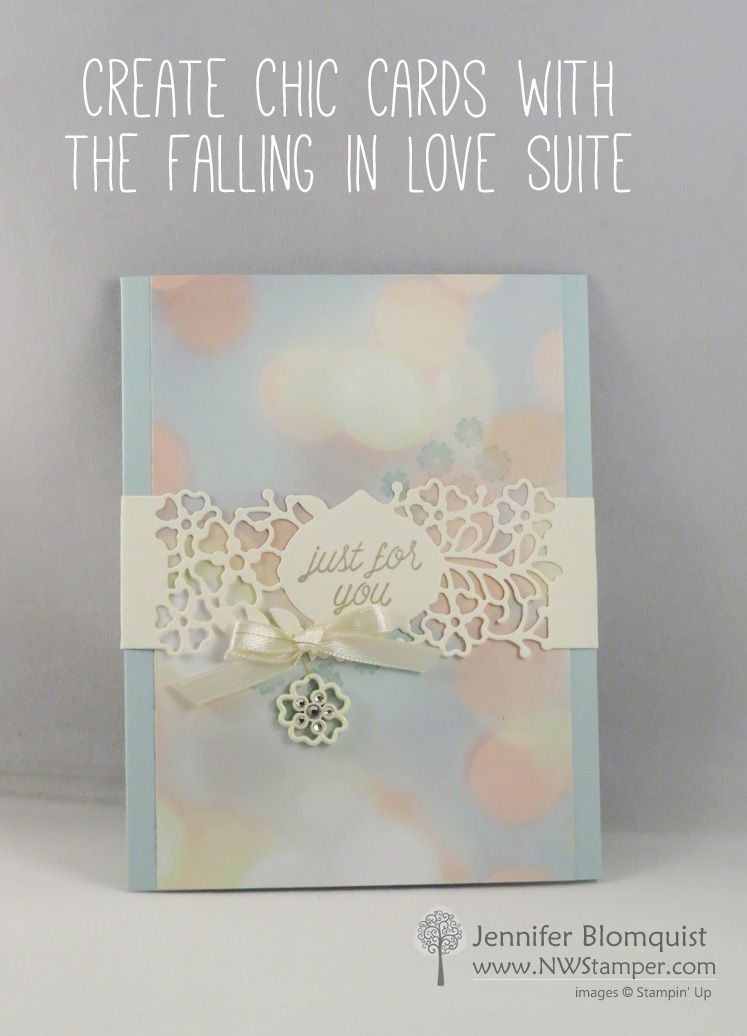 A Chic Just For You Card with the Falling in Love Suite