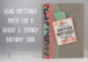 Affectionately Yours spring birthday card with Swirly Bird - NWstamper.com
