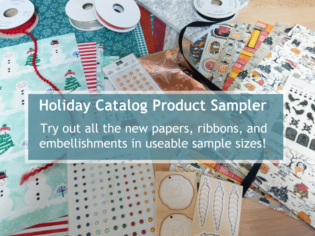 2019 Stampin’ Up Holiday Catalog Product Samplers Northwest Stamper